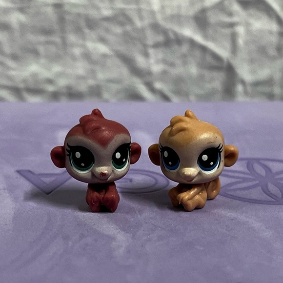 LPS Monkey and Turtle Families - Lot of 11 Pets + 2 Mini Pets - Picture 5 of 6